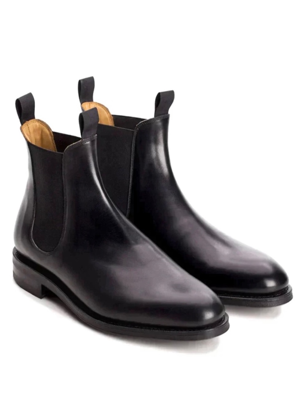 Meermin Men’s 10 Black Leather Chelsea Boots